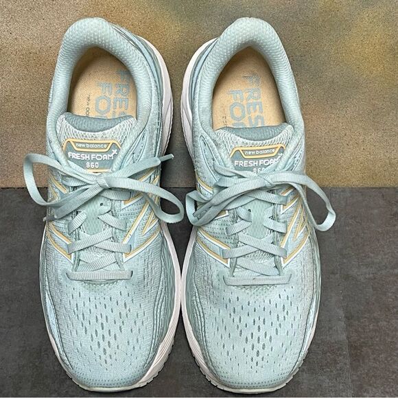 New Balance Fresh Foam 860v12 W8601BB1 Women's Light Blue Running Shoes SZ 7.5B - Picture 11 of 16